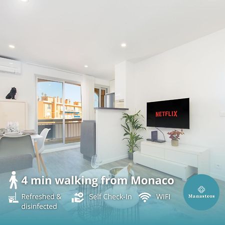 Monaco A Pied - Spacieux Appartement - Balcon - Ca بوزولي المظهر الخارجي الصورة