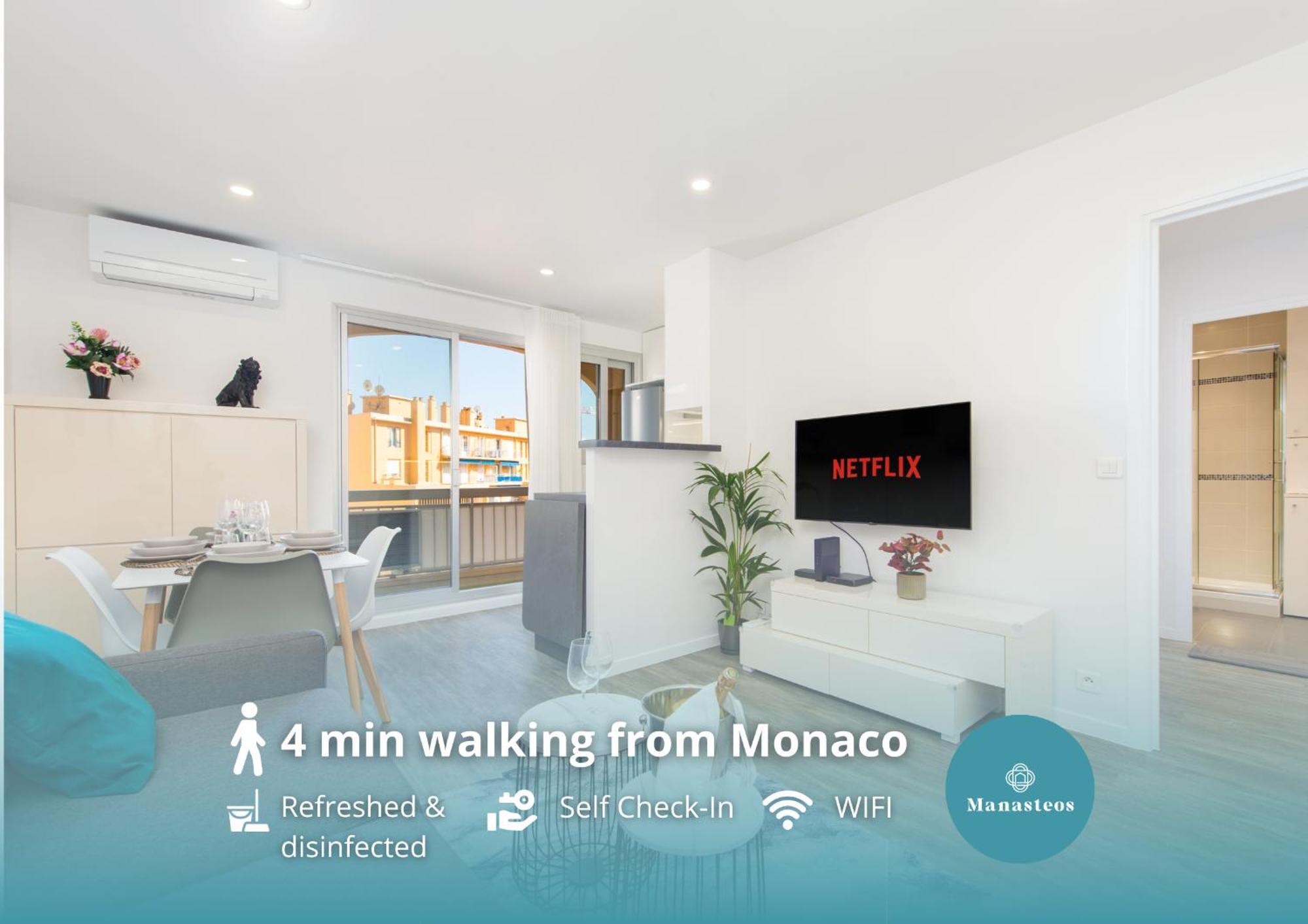 Monaco A Pied - Spacieux Appartement - Balcon - Ca بوزولي المظهر الخارجي الصورة